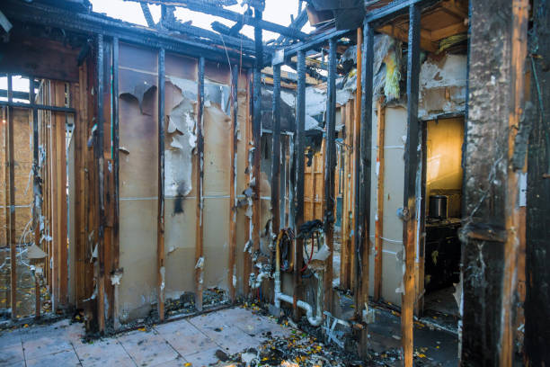 Professional Fire Damage Removal technician working in Latimer, MS